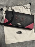 Kopertówka listonoszka portfel na łańcuszku 