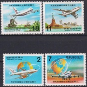 Znaczki Lotnictwo  Samoloty 1984  z  Tajwan