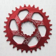 DECKAS GXP SRAM 32T zębatka narrow wide GX NX offset 3mm okrągła czerwona