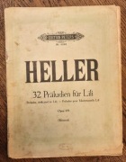 STEPHEN HELLER - 32 Preludia dla Mademoiselle Lili - EDITION PETERS ~1890