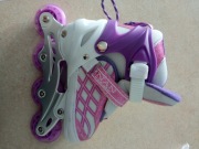 Rolki Regulowane fioletowe Kółka Led roz. S. 26-29 cm