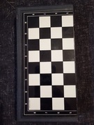 Warcaby magnetyczne 20x20 cm – podróżne, składane, magnetyczne pionki (61)