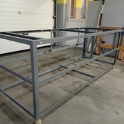 Stół warsztatowy kąstrukcja dł210/szer76/h75-85.