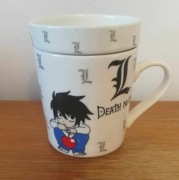 Death Note L manga anime kubek z pokrywką 