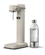 Saturator do wody Aarke Sand beżowy kremowy + butelka 