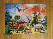 Puzzle Pośród dinozaurów