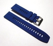 Pasek SILIKON 22mm BLUE Nurek Wodo Granatowy 