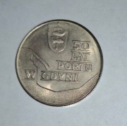 10 złotych 1972 - 50 lat portu w Gdyni