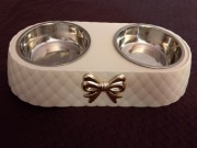 Miska dla psa, kota w stylu Glamour 