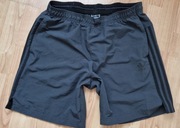 Ciemno zielone spodenki sportowe Adidas L climalite