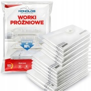 Worki próżniowe na ubrania odzież pościel MOCNE ZESTAW 12 sztuk 4 rozmiary