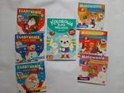 Zgadywanie i malowanie z naklejkami + Kolorowa zima malucha – 7 szt.