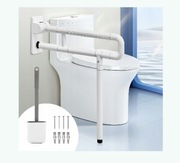 Uchwyt łazienkowy poręcz dla niepełnosprawnych składany