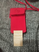 Mała torebka Giorgio Armani beauty czerwona 