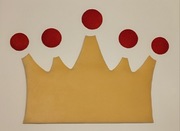 Panel Tapicerowany - Korona dla Dziewczynki