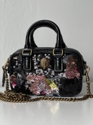 Kurt Geiger mała torebka Kensington czarna skórzana nowa