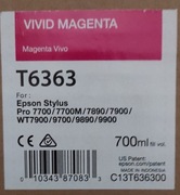 Tusz Epson T6363 7890 7900 9890 9900 Vivid Magenta