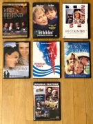 Kolekcja 8 filmów amerykańskich na 7 DVD, gwiazdorska obsada, wersja USA