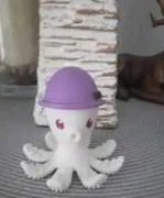 Mombella Silikonowy Gryzak Zabawka Ośmiornica Lilac