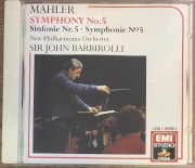 Mahler Sir John Barbirolli - Symphony No.5 New Philharmonia - CD
