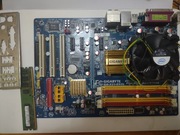 Gigabyte GA-P31-DS3L LGA775 Core 2 Duo E8400 DDR2 RAM komplet I/O