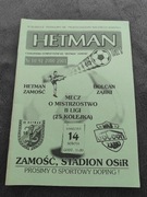 HETMAN ZAMOŚĆ-DOLCAN ZĄBKI 14-04-2001