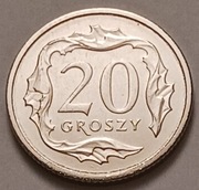 20 gr groszy 2021r. mennicza