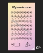 wyzwanie oszczędnościowe rower