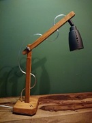 Lampka biurkowa, handmade, czarny