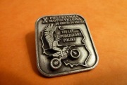 Pielgrzymka motocyklowa Pustkowie Gryfice 100 lat niepodległości odznaka