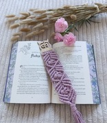 Zakładka do książki z makramy