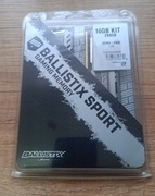 Zestaw KIT CRUCIAL Ballistix Sport DDR4 16GB 2400MHz CL16 XMP Dual Channel