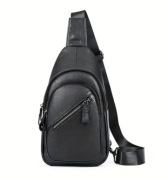 Męska torba skórzana, uniwersalna, stylowa, kompaktowa.