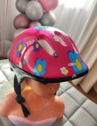 Kask na rower hulajnogę rolki różowy Polly rozm. S