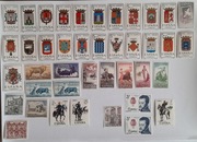 ZNACZKI HISZPANIA - ZESTAW CZYSTYCH**/*/czyste bez kleju + kasowane - OPIS!