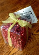 Czerwony łańcuch choinkowy