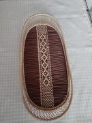 Pleciona taca - koszyczek z PRL-u. Wymiary 39 x 18 cm