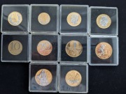 Monety Złote Lata PRL Rybak Prus Wojna Obronna Kłosy 20 10 zł 