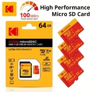 Karta pamięci KODAK 64GB SDXC C10 V30 U3 A1 4K PREMIUM Chip 100mb/s