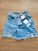 Spodenki jeansowe zara