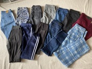 Mega paka zestaw spodnie jeansy dżinsy dresy legginsy lee H&M m.sara S 36
