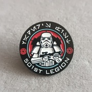 Unikatowa nowa przypinka igłowa Imperial Stormtrooper,Szturmowiec,Star Wars