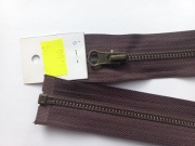 Zamek metalowy rozdzielczy 40cm ciemny brąz