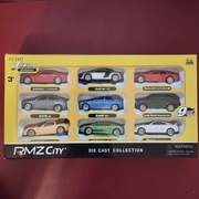Zestaw Auta Sportowe Resoraki Metalowe Różne 9 sztuk
