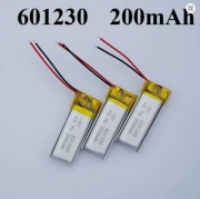 Akumulator 3,7V 200mAh 601230 kamera GPS słuchawki