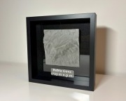 Góry 3D w ramce - Dowolny Szczyt Świata - Personalizowany Prezent