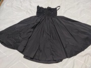 Czarna sukienka elegancka 36/S