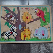 Puzzle drewniane ZWIERZĘTA 