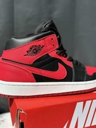 Nike Air Jordan 1 Mid Bred Black Red r. 43 WYSYŁKA 24H 