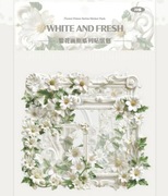 Naklejki foliowe Ramki Kwiatowe Samoprzylepne zestaw 20 szt.